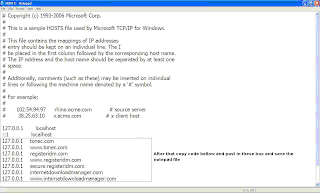 how to add lines into hosts file