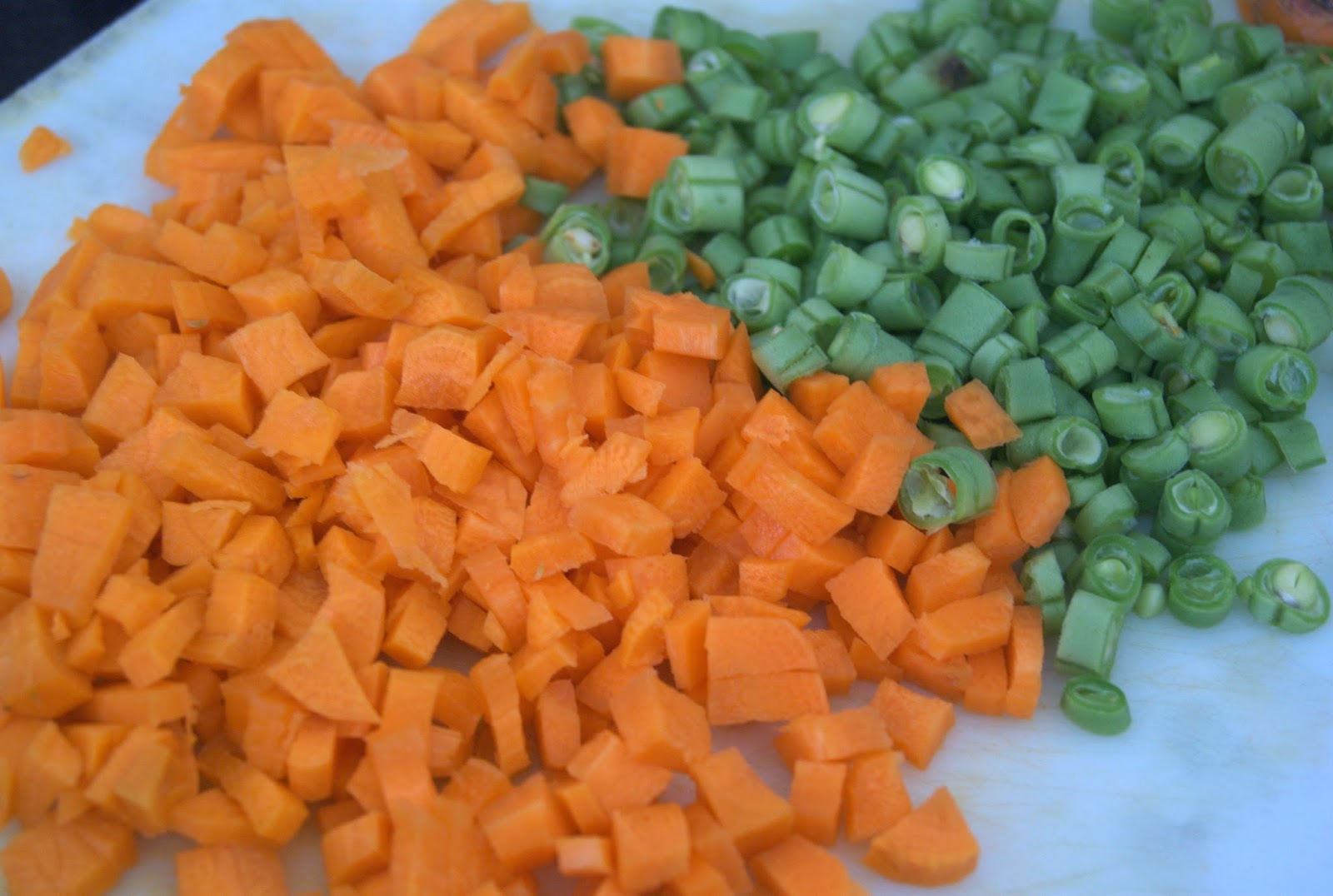 how to cook green beans and carrots in microwave