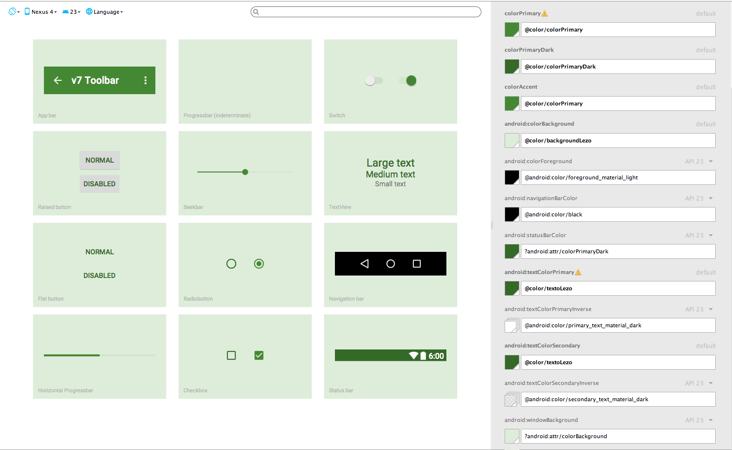 how to change theme in android studio