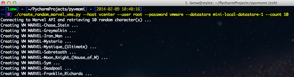 python how to create a character count dictionary