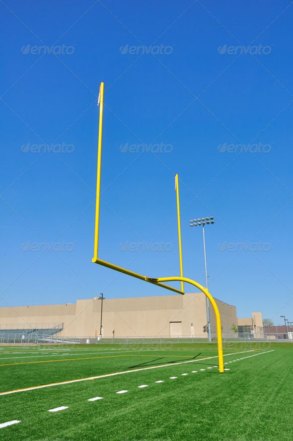 how to draw a football field goal