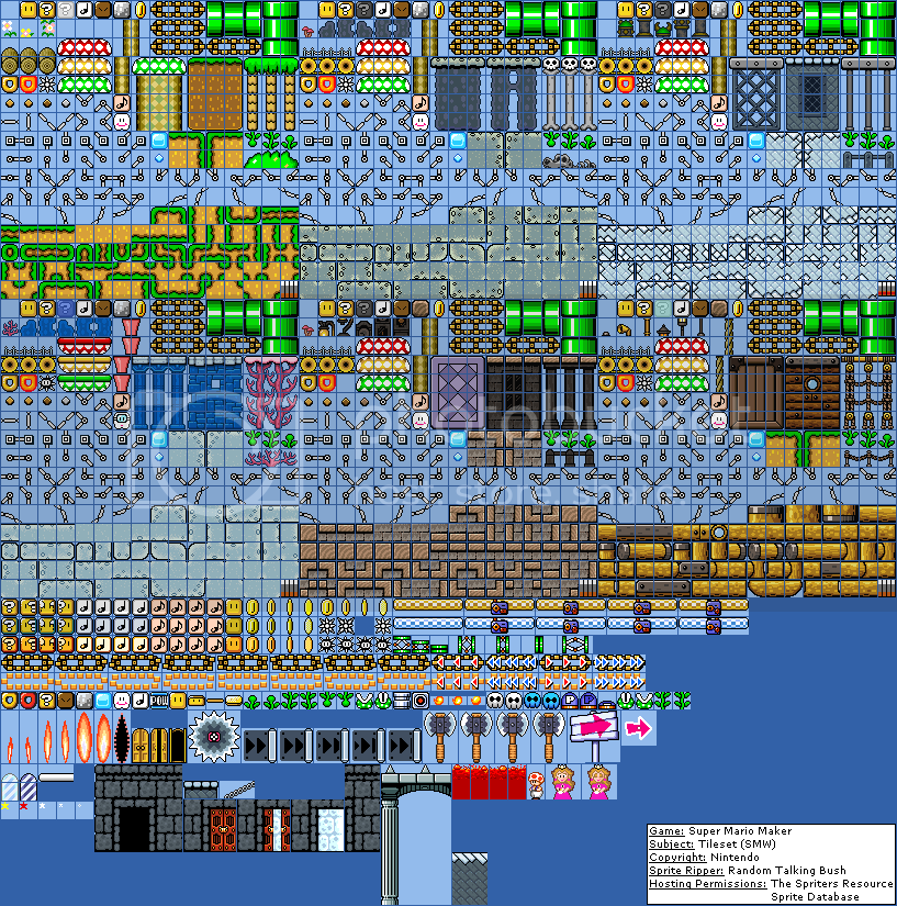 how to add custom tiles in mario editor