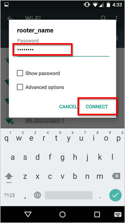 how to connect to router with no ssid