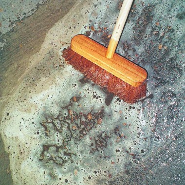 video how to clean concrete with muriatic acid