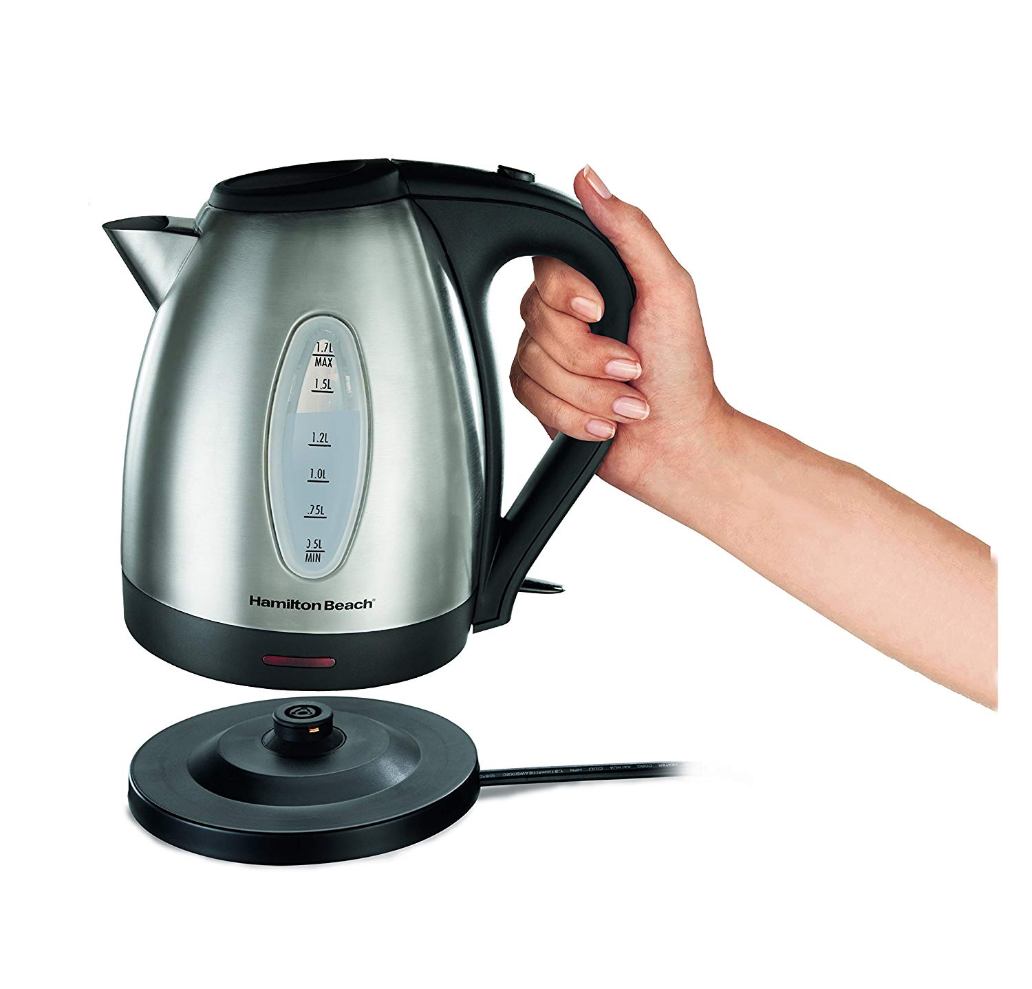 how to clean hamilton beach glass kettle