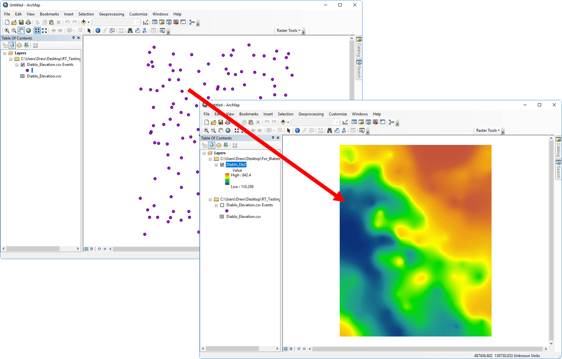 how to create dem in arcgis