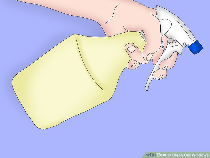 how to clean the car windows