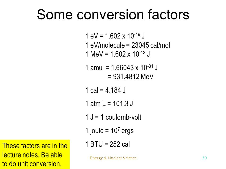 how to change u to mev