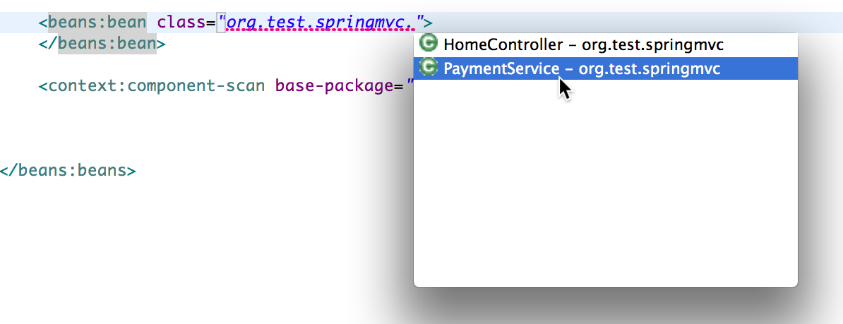 how to create spring bean configuration file in eclipse