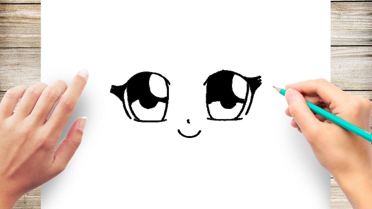 how to draw chibi eyes for girls