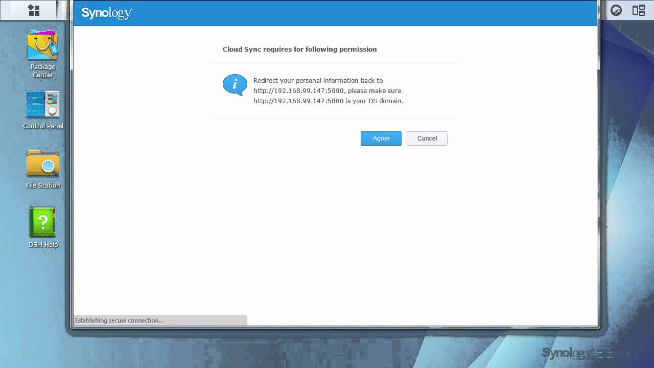 how to connect to synology nas