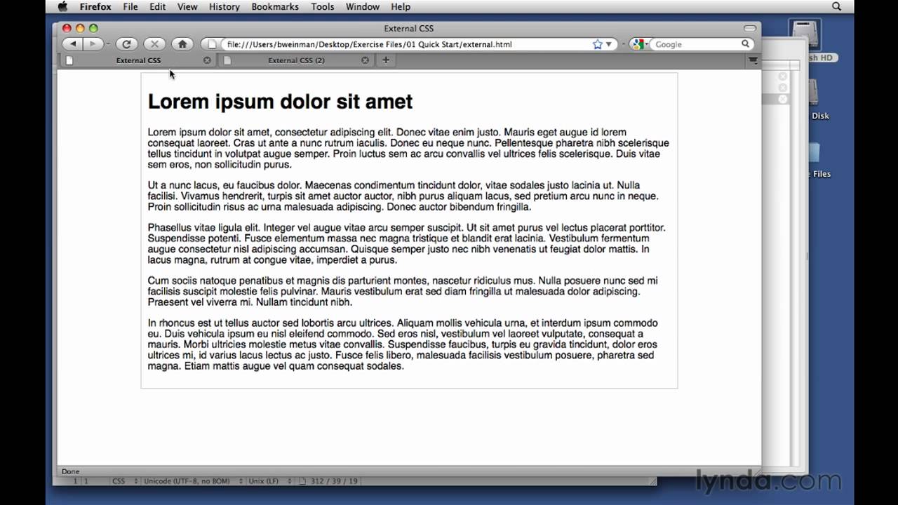 how to add external stylesheet in jsp