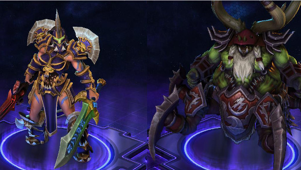 how to change skins in heroes of the storm