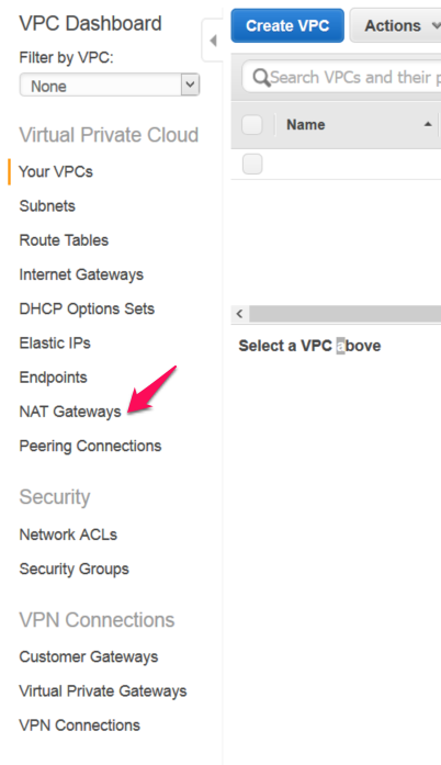how to delete a nat gateway in aws