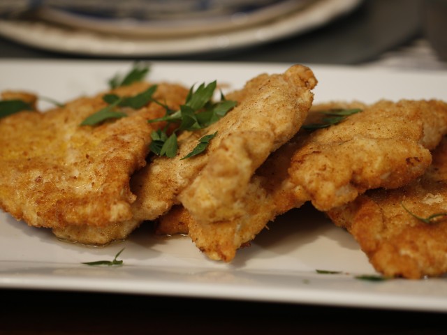 how to cook chicken breast schnitzel